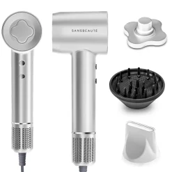 Sansbeauté Föhn Met Diffuser - Ionische Haardroger - Reisföhn - Haarföhn - Krullen - Hair Dryer - 2000W