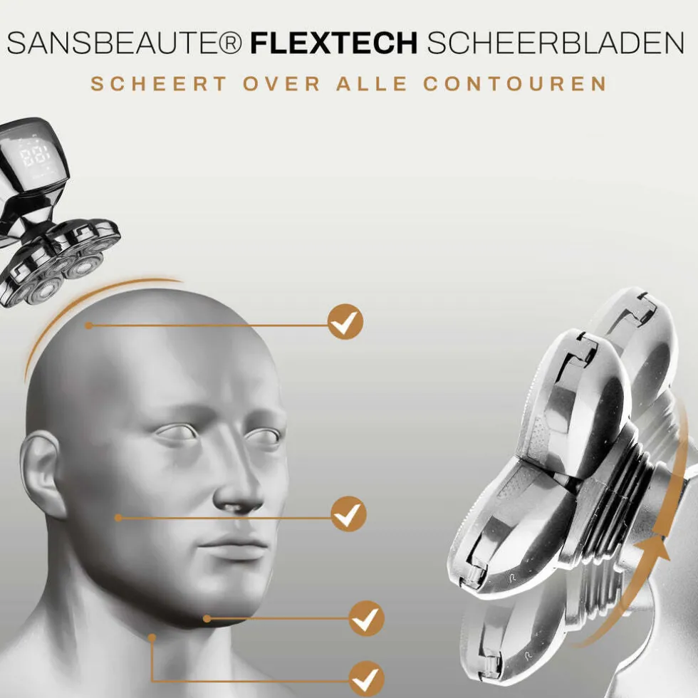 Sansbeauté Hoofdscheerapparaat - Skull Shaver - Skullsharp PRO