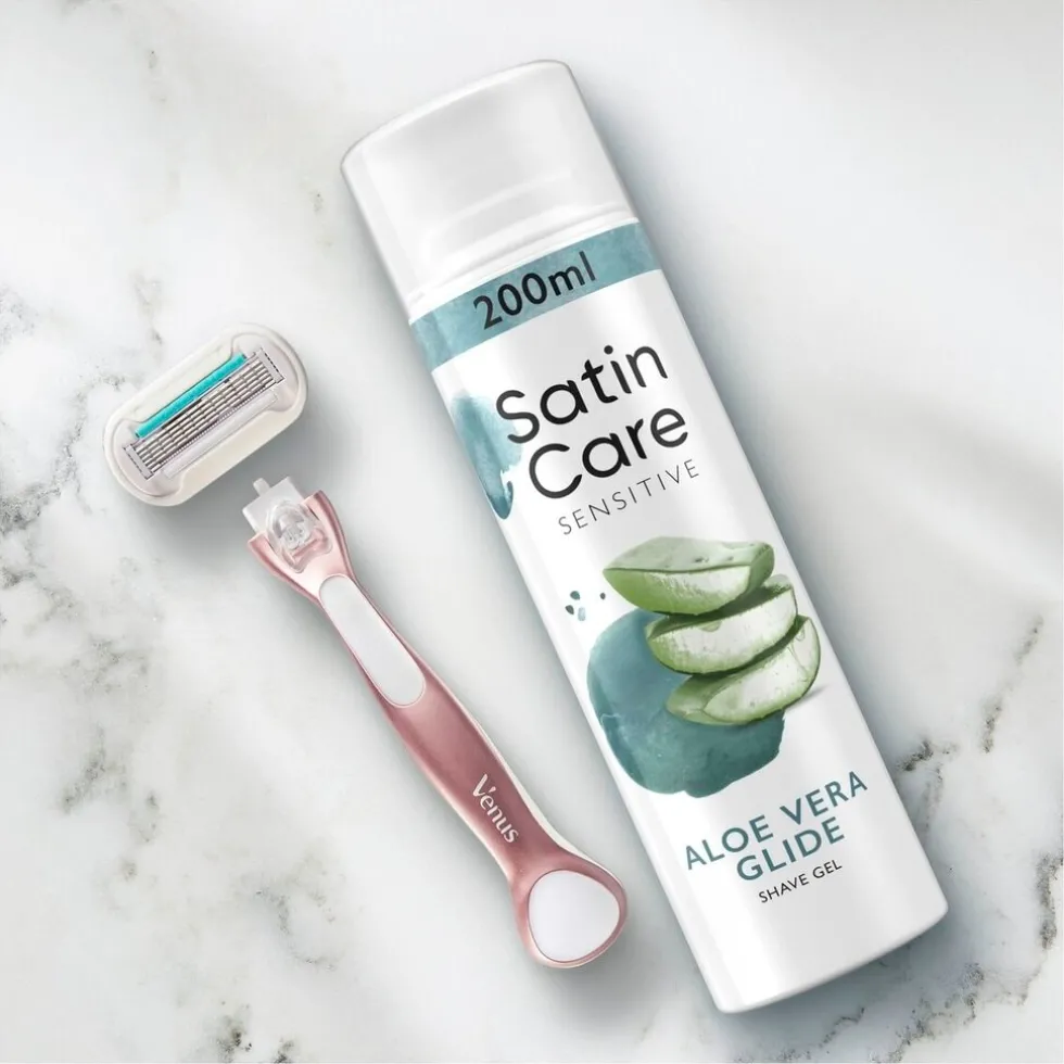 Satin Care Scheergel voor de Gevoelige Huid