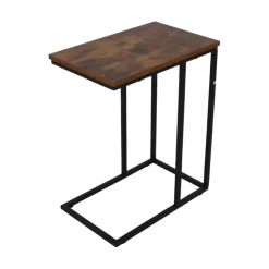 SensaHome Antieke Houten Bijzettafel Sofa Bloemenplank
