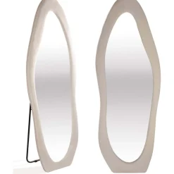 SensaHome Gestoffeerde Staande Spiegel Shaped