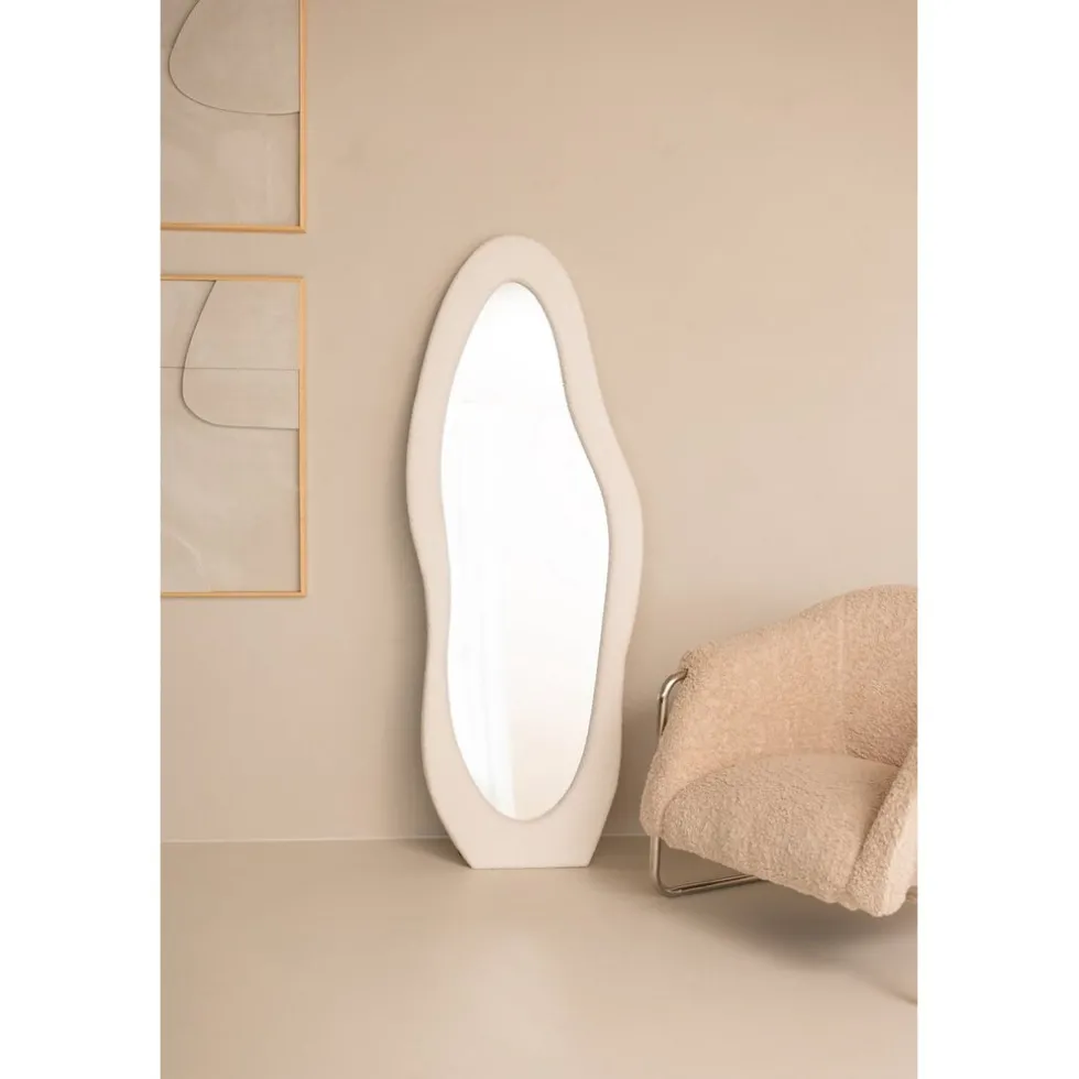 SensaHome Gestoffeerde Staande Spiegel Shaped