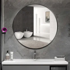 SensaHome Moderne Design Ronde Wandspiegel