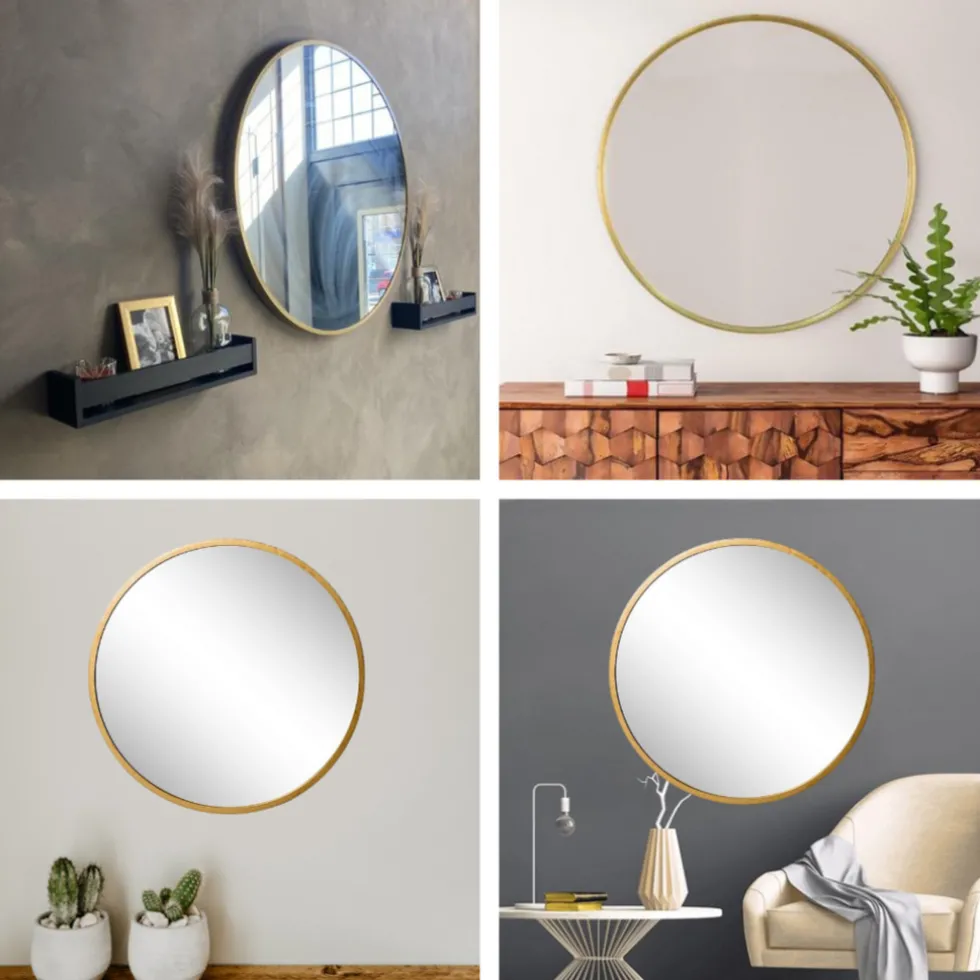 SensaHome Moderne Nordic Design Ronde Wandspiegel