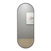 SensaHome Oval Wandspiegel met Metalen Rand Minimalistisch Design