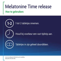 Shiepz Melatonine Time Release 0,1mg Tabletten