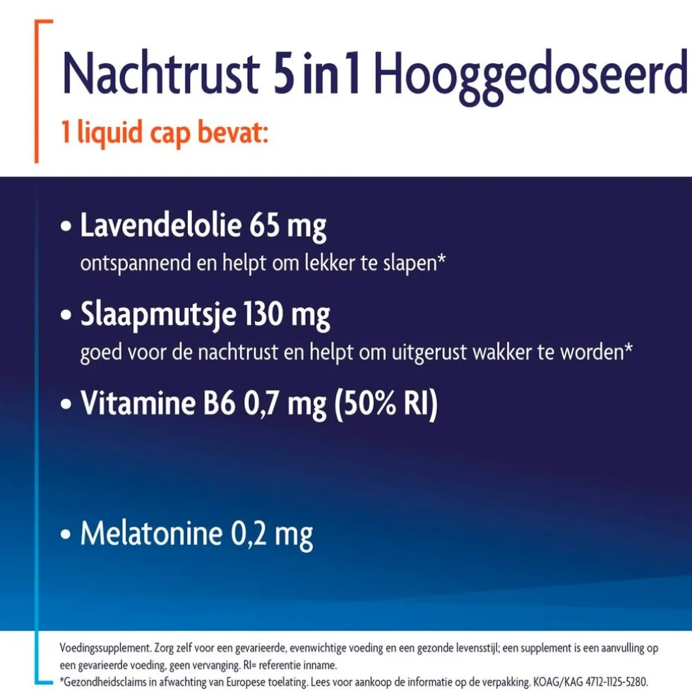 Shiepz Nachtrust 3 in 1 Hooggedoseerd Liquid Capsules