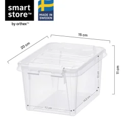 SmartStore Set van 10 Stevige Opbergbox Classic 1.5L