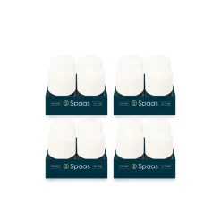 Spaas Geurloze Stompkaars Wit 50/80mm 18u 4 x 4 Stuks