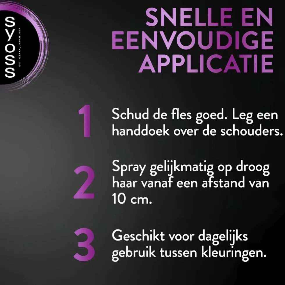 SYOSS Donker Bruin Uitgroeispray