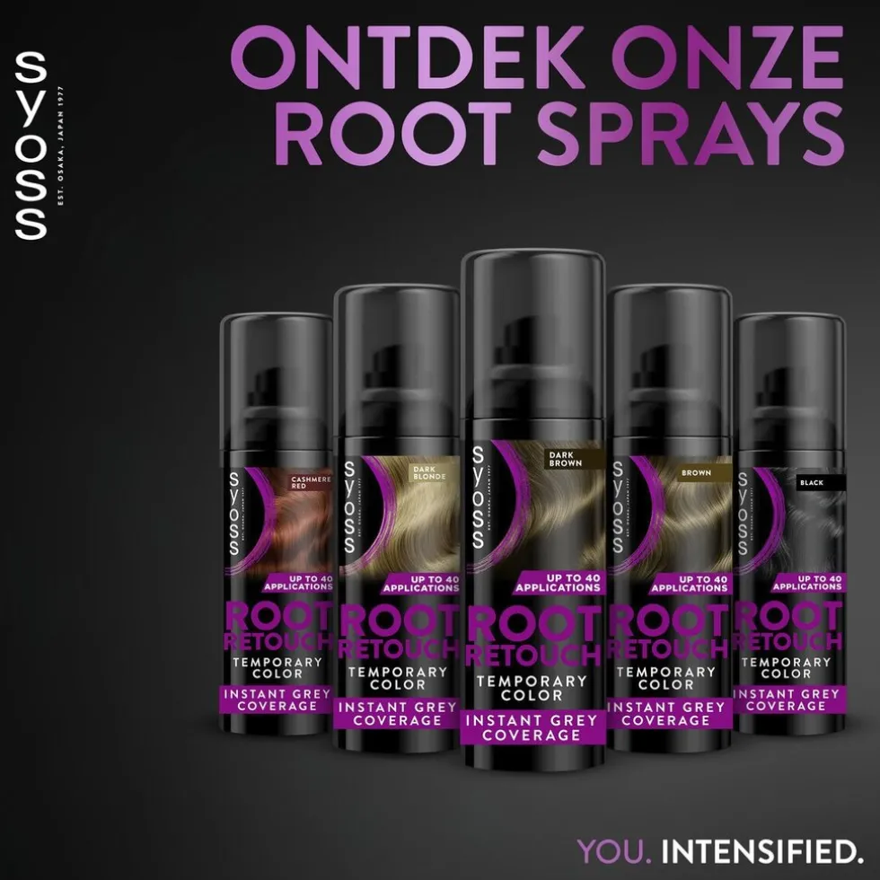 SYOSS Donker Bruin Uitgroeispray