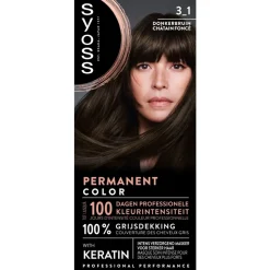 Syoss Professional Performance 3-1 Donkerbruin Permanente Haarkleuring