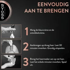 Syoss Professional Performance 3-1 Donkerbruin Permanente Haarkleuring