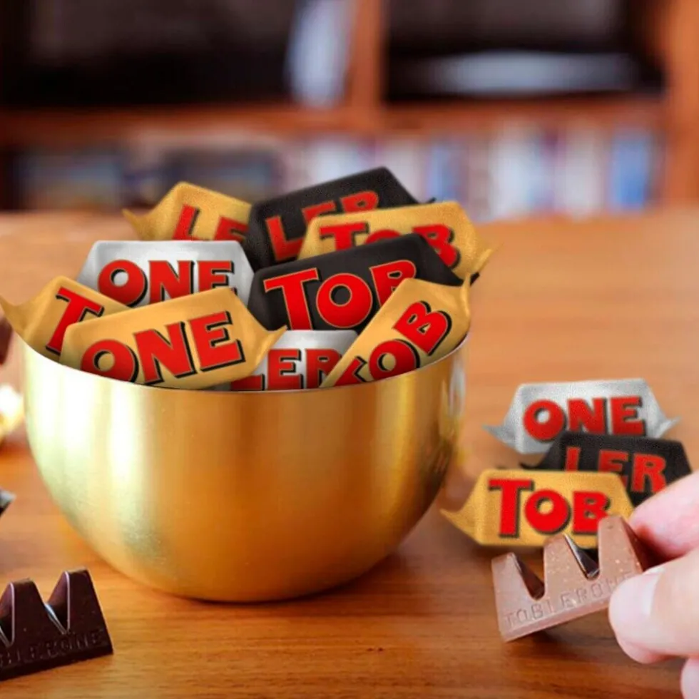 Toblerone Mini's Melk, Puur en Wit Chocolade
