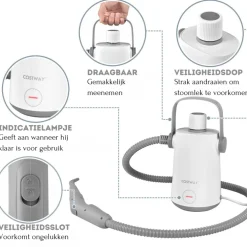 Trendmix handstoomreiniger met 10 accessoires