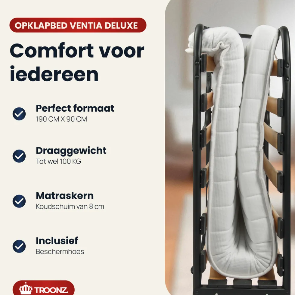 Troonz Opklapbed Venetia Deluxe