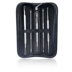 UNIQ Comedonenlepel Set – Complete Mee-eter Verwijder Set, RVS