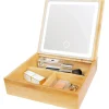 UNIQ 2-in-1 Led Make-upspiegel Sieradendoos en Make-up Organizer