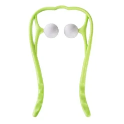 UNIQ Nek‑ & Schoudermassager – Handmatige Triggerpoint Roller, Verstelbaar, Groen