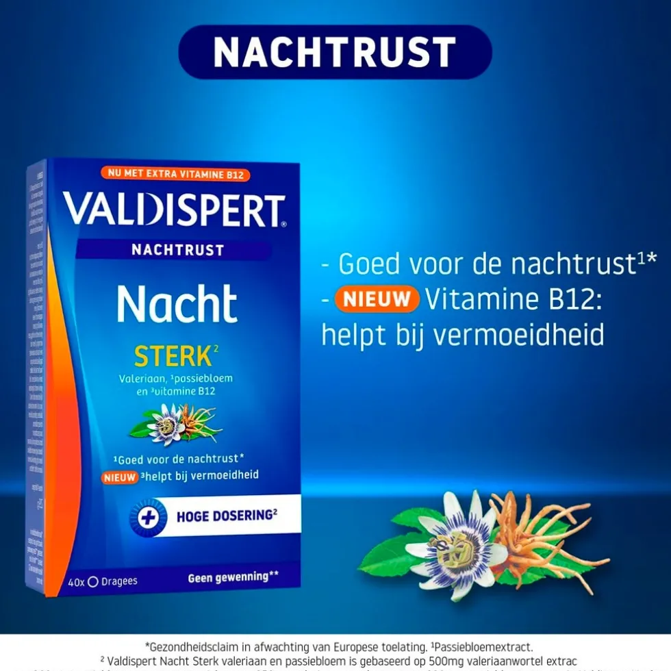 Valdispert Nacht Sterk Dragees