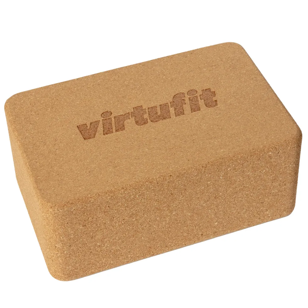 VirtuFit Ecologisch Premium Kurk Yoga Blok