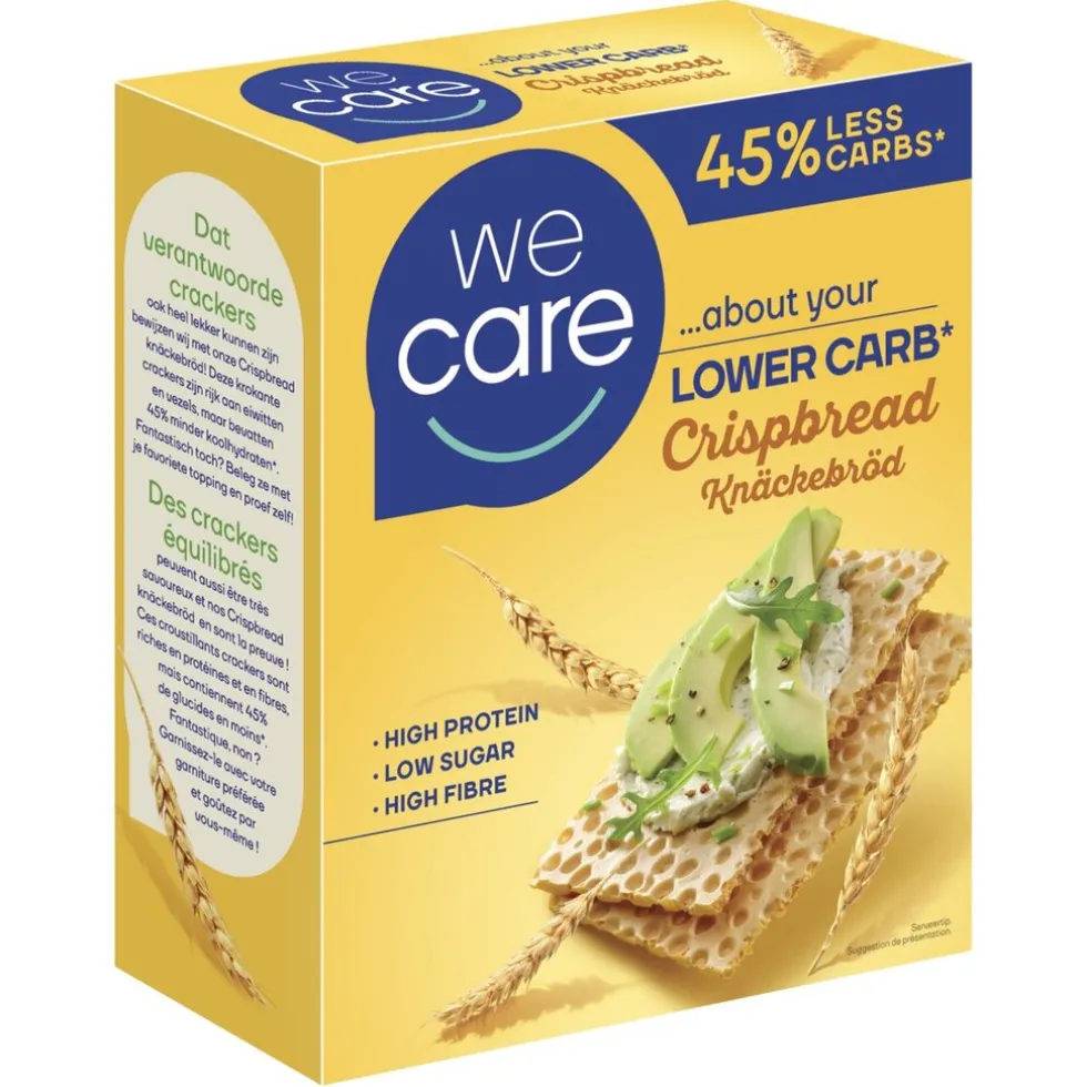 WeCare Lower Carb Crispy Crackers