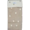 Zaffiro Ecru & Beige Gestipt 100 x 150 cm Ledikantdeken