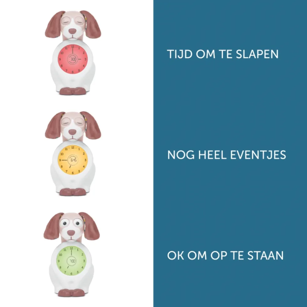 Zazu Davy the Dog Roze Slaaptrainer en Kinderwekker